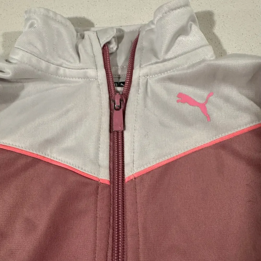Puma Toddler 3T Zip Up Pink Jacket - Picture 2 of 6
